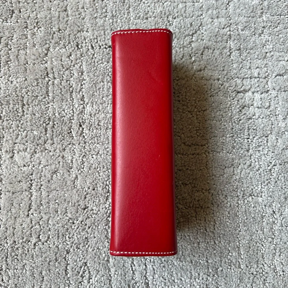 Coach Red Leather Glasses Case - Picture 5 of 12